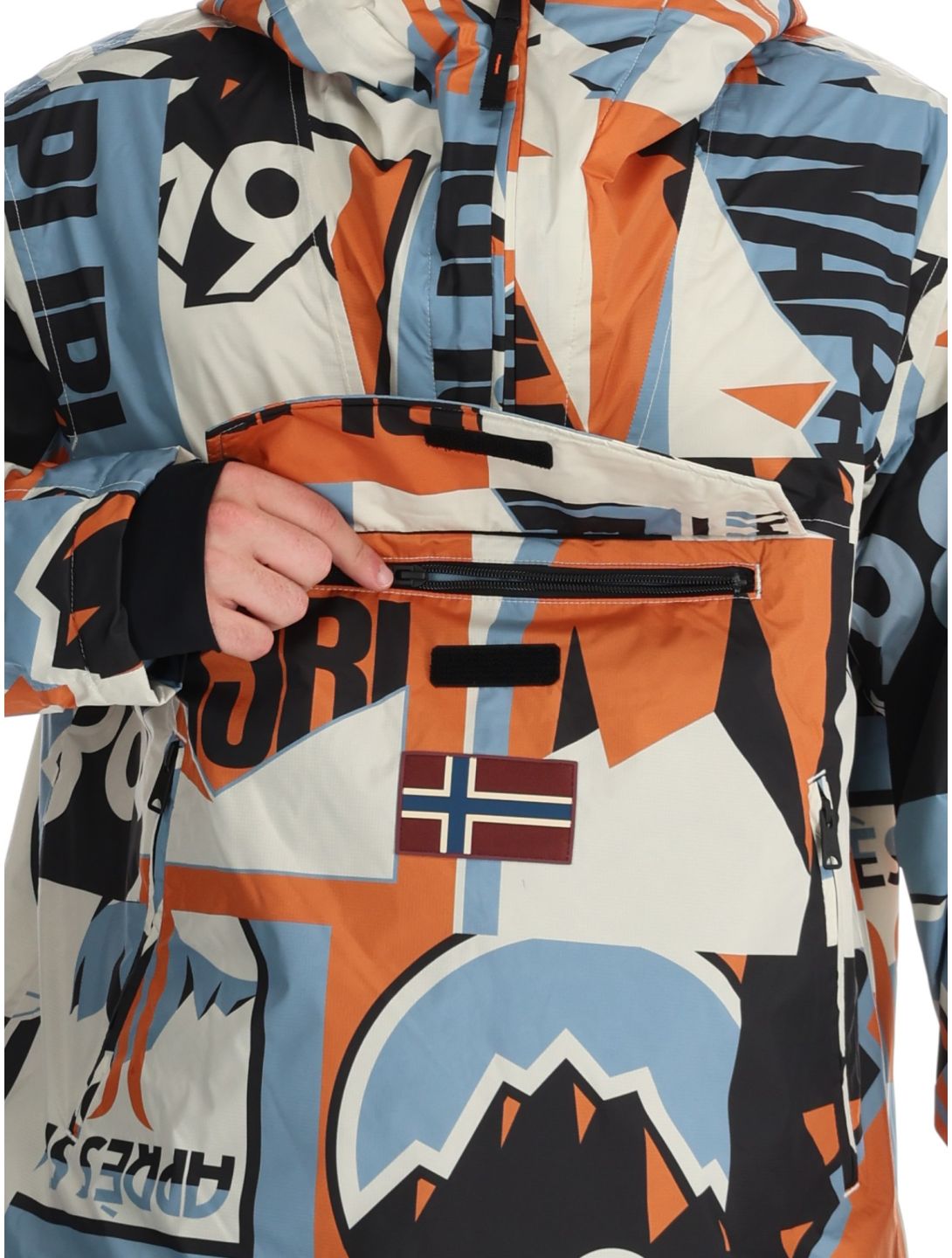 Napapijri, Rainforest Next kurtka anorak mężczyźni AOP F0S multicolor 