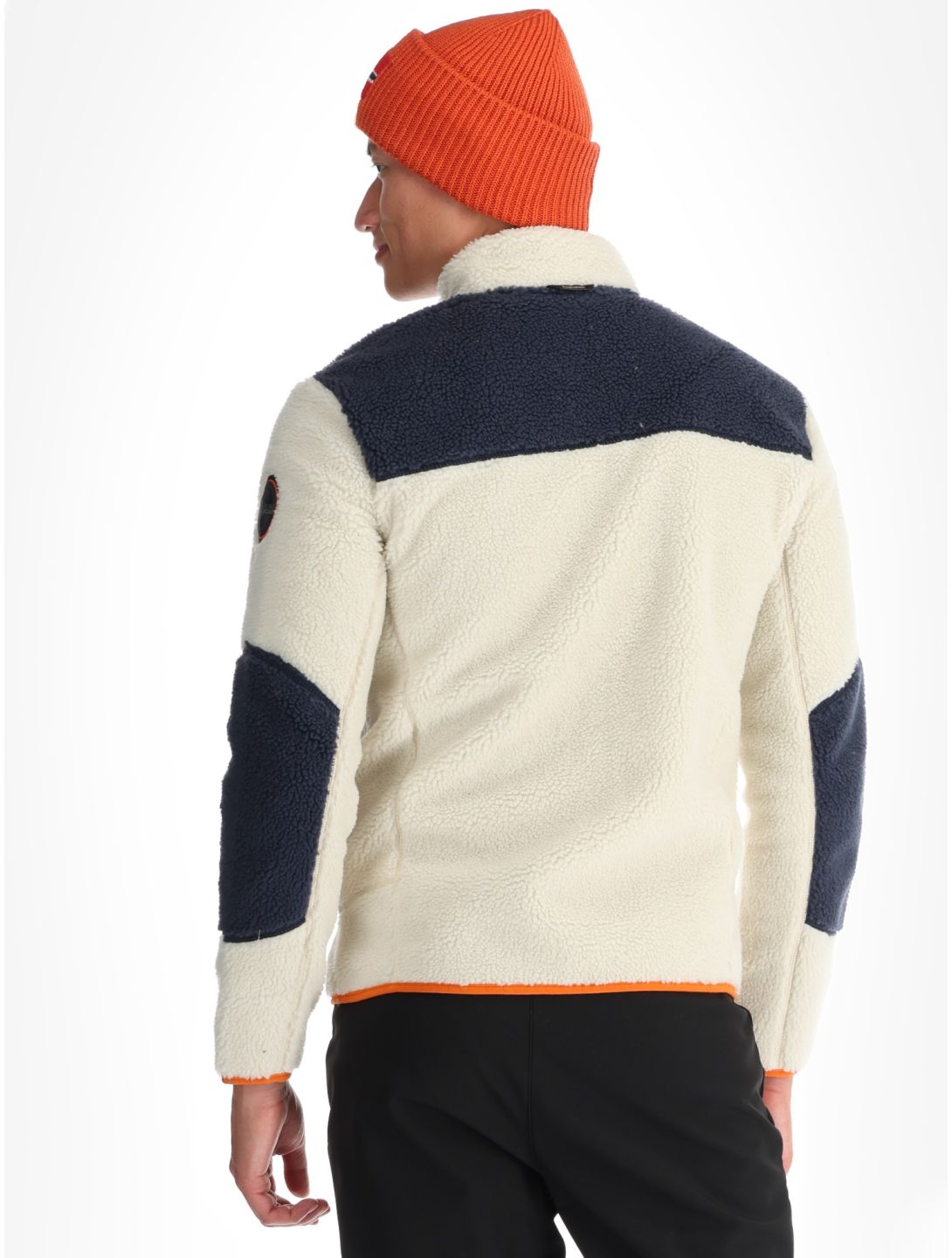 Napapijri, Yupik FZ 3 bluza mężczyźni CB MM9 beżowy, multicolor, pomarańczowy 