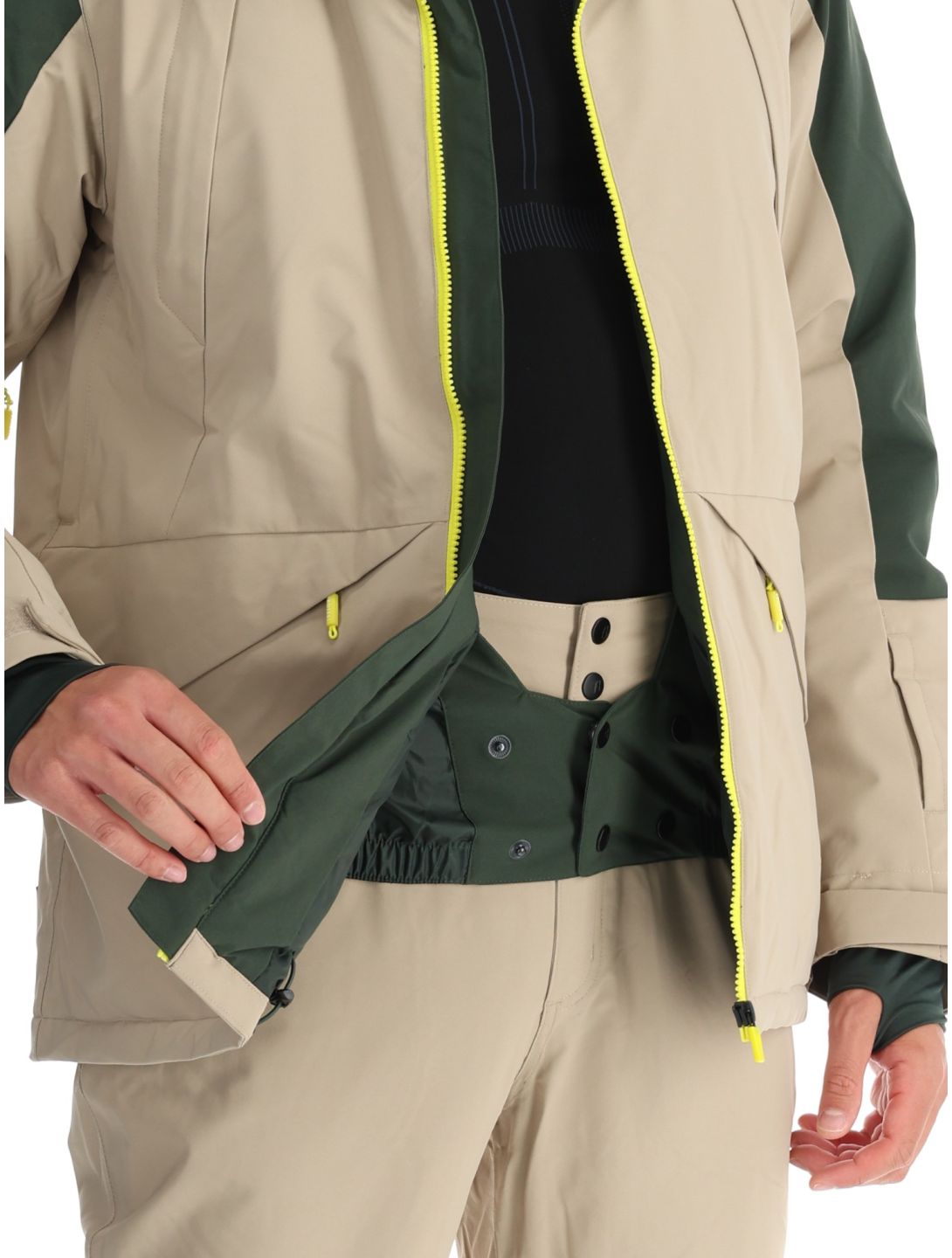 Protest, PRTDunton kurtka narciarska mężczyźni Kale green multicolor, zielony 