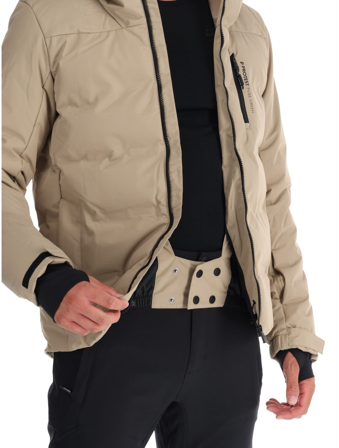 Protest, PRTSuperior kurtka narciarska mężczyźni Bamboo Beige beżowy 