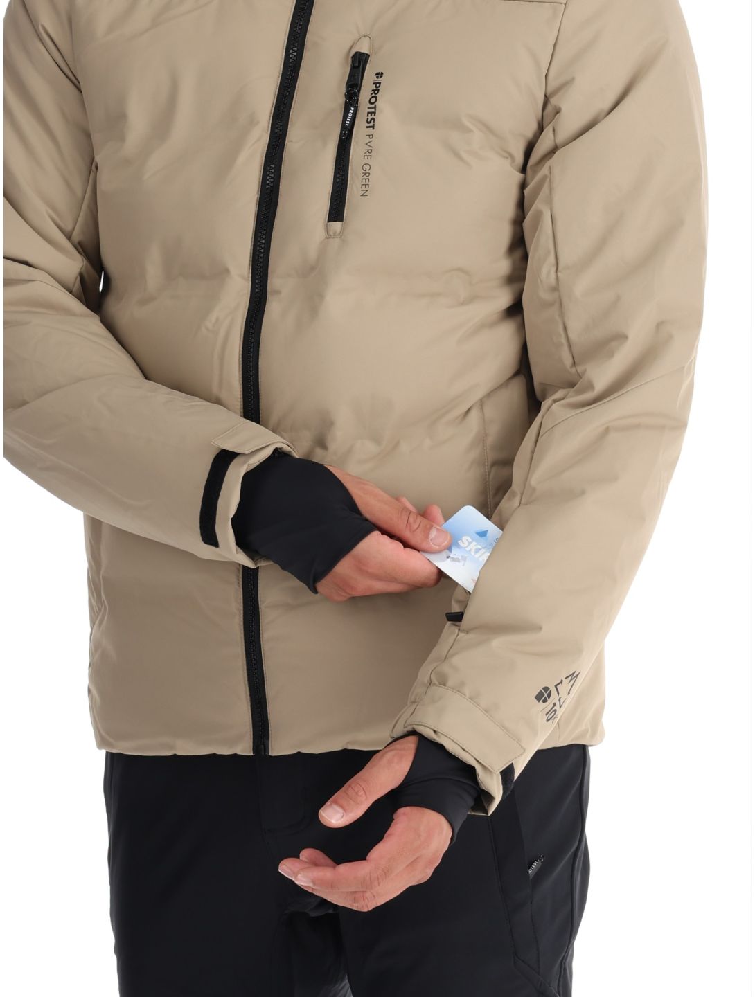 Protest, PRTSuperior kurtka narciarska mężczyźni Bamboo Beige beżowy 