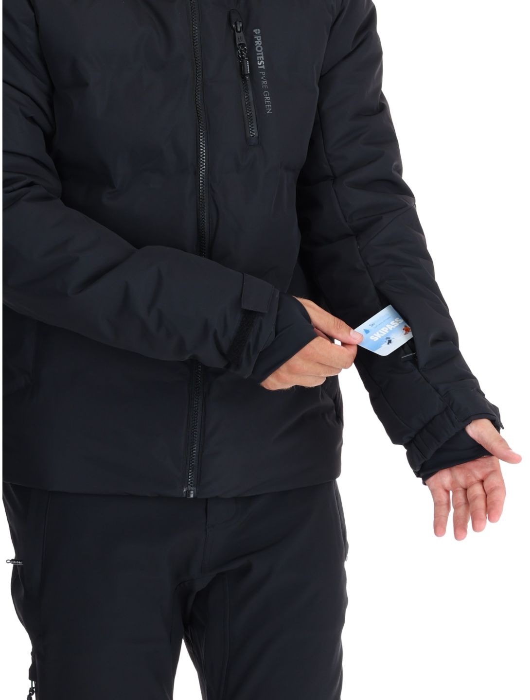 Protest, PRTSuperior kurtka narciarska mężczyźni True Black czarny 