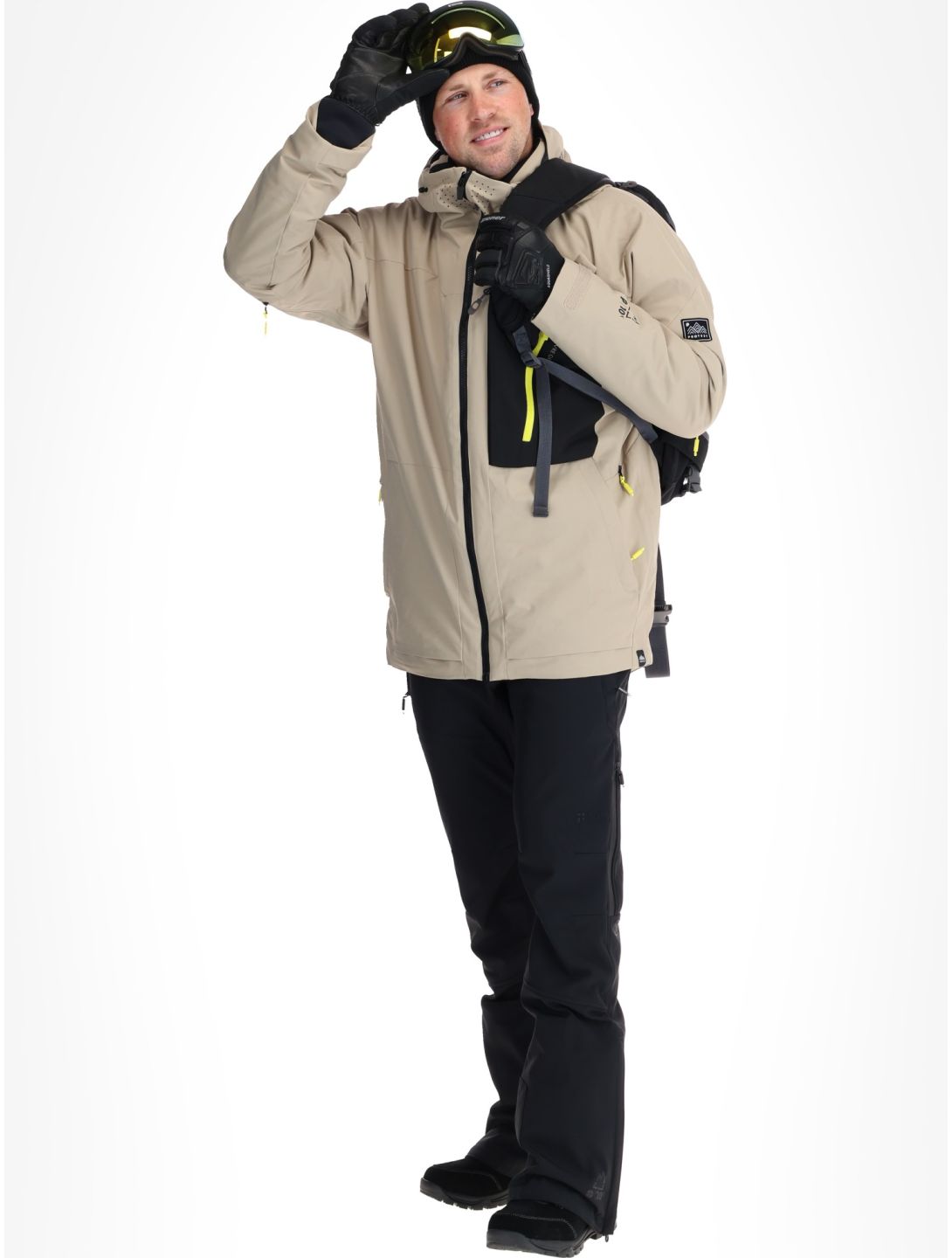 Protest, PRTWest kurtka narciarska mężczyźni Bamboo Beige beżowy 
