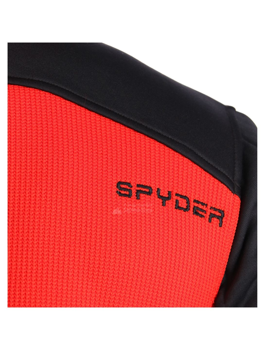 Spyder, Wengen full zip stryke, bluza, mężczyźni, volcano czerwony/czarny/acid żółty
