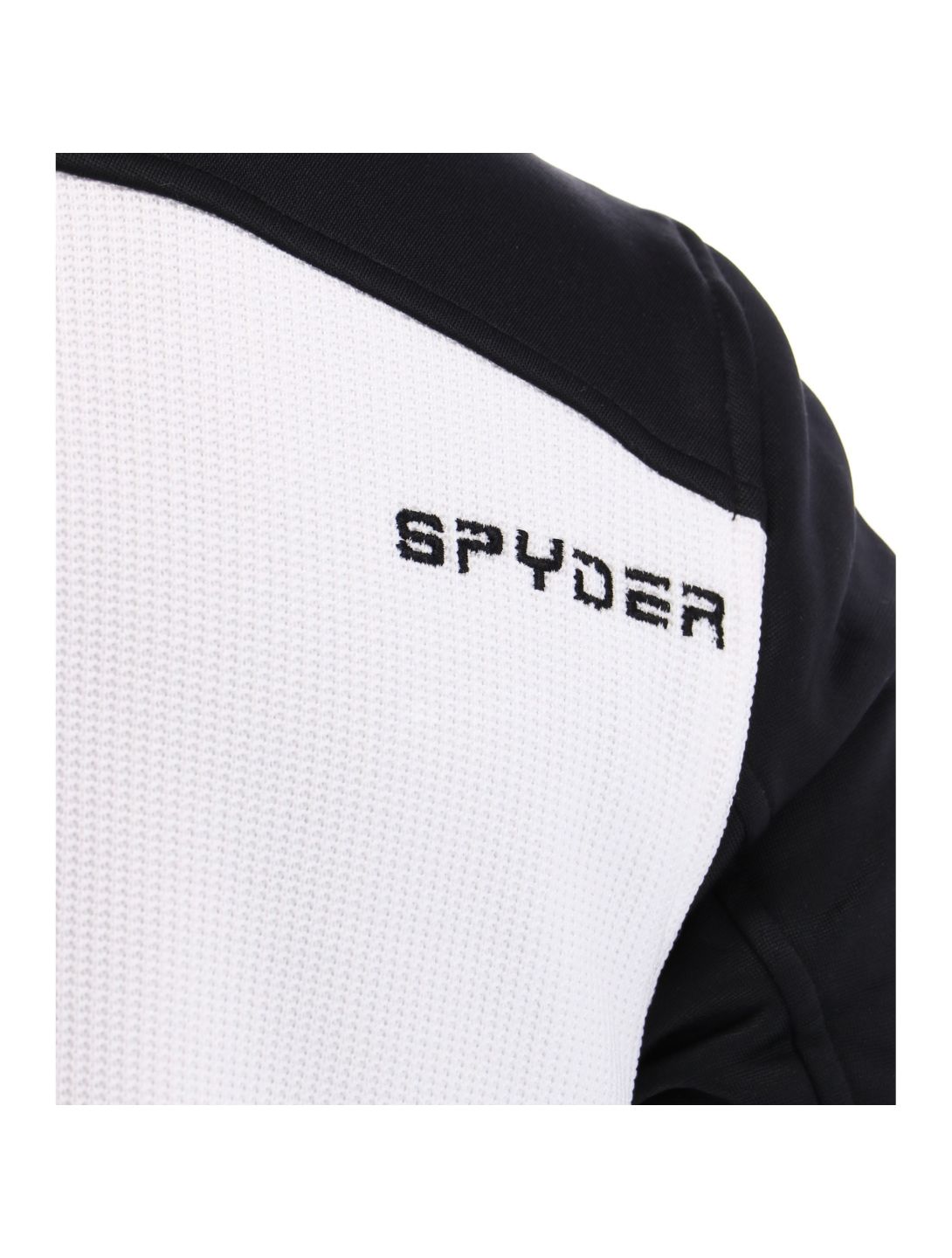 Spyder, Wengen full zip stryke, bluza, mężczyźni, biały/czarny/volcano czerwony