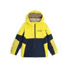 Spyder, Challenger kurtka narciarska dzieci Acid Yellow czarny, żółty