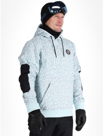 ColourWear, U Est 2010 Hood kurtka softshell unisex Leopard fioletowy