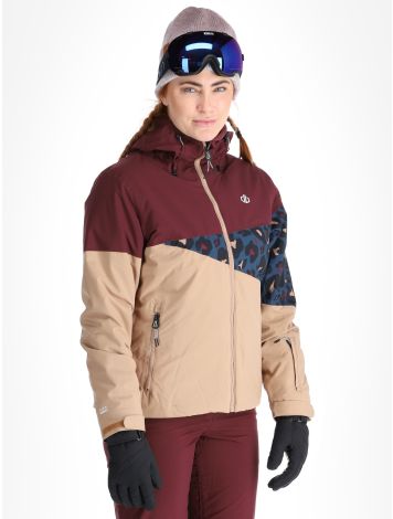 Dare2b, Ice III kurtka narciarska kobiety Fig / Cashmere beżowy, fioletowy