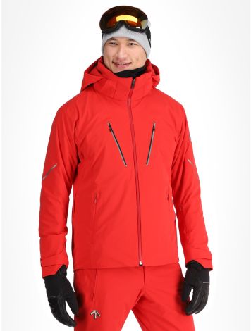 Descente, M-GK24 kurtka narciarska mężczyźni Electric Red czerwony