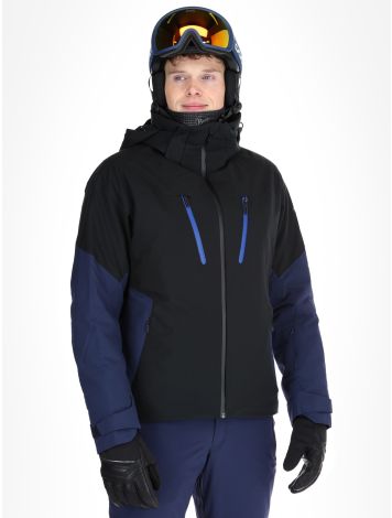 Descente, M-GK33 kurtka narciarska mężczyźni Black/Dark Night czarny, niebieski