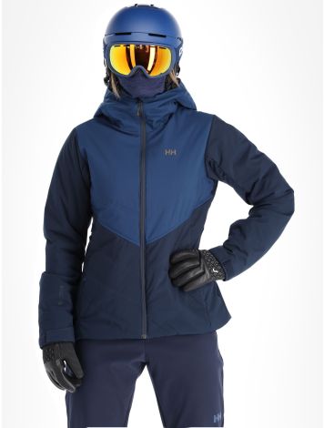 Helly Hansen, W Alpine Insulated kurtka narciarska kobiety Navy niebieski