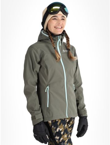 Kilpi, Ravia kurtka softshell kobiety Dark Green zielony