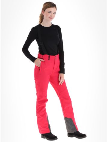 Kilpi, Rhea-w spodnie softshell duże rozmiary kobiety Pink różowy