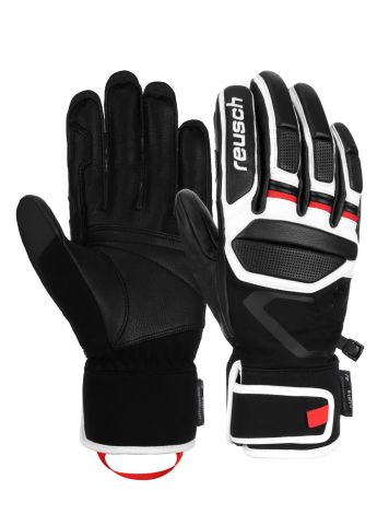 Reusch, Pro RC rękawiczki mężczyźni Black / White / Fire Red biały, czarny, czerwony