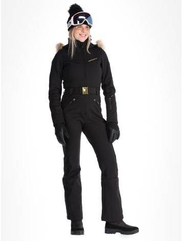 Superdry, Ski Suit kombinezon narciarski kobiety Black czarny