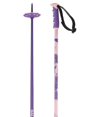Salomon, Steep kije narciarskie unisex Purple / Pink fioletowy, różowy
