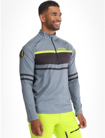 Spyder, Legacy 1/2 Zip bluza mężczyźni Storm szary